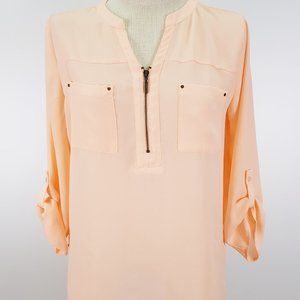 Maurices Peach Blush Blouse